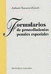 FORMULARIOS DE PROCEDIMIENTOS PENALES ESPECIALES | 9788481515848 | NAVARRO FENECH, ANTONIO