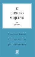 DERECHO SUBJETIVO, EL | 9788498360455 | DABIN, J.