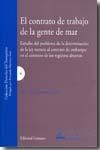 CONTRATO DE TRABAJO DE LA GENTE DE MAR, EL | 9788498363517 | FOTINOPOULOU BASURKO, OLGA