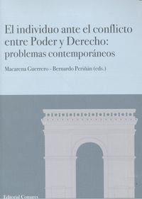 INDIVIDUO ANTE EL CONFLICTO ENTRE PODER Y DERECHO, EL | 9788490451854 | GUERRERO, M. / PERIÑAN, B.