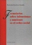 FORMULARIOS SOBRE INFRACCIONES Y SANCIONES EN EL ORDEN SOCIAL | 9788484442769 | GUTIERREZ GONZALEZ, MARIA JOSE