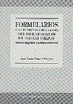FORMULARIOS A LA LEY  ORGANICA REGULADORA... | 9788481512779 | POZO VILLEGAS, JOSE LUIS