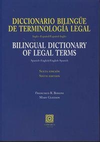 DICCIONARIO BILINGUE DE TERMINOLOGIA LEGAL | 9788490452288 | RAMOS BOSSINI, F. / GLLESON, M.