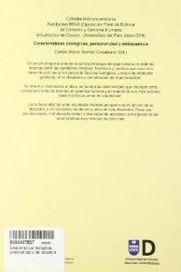 CARACTERISTICAS BIOLOGICAS, PERSONALIDAD Y DELINCUENCIA | 9788484447054 | ROMEO CASABONA, CARLOS MARIA