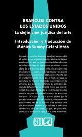 BRANCUSI CONTRA LOS ESTADOS UNIDOS | 9788498362626 | SUMOY Y GETE-ALONSO, MONICA