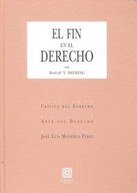FIN EN EL DERECHO, EL | 9788498368185 | V. IHERING, RUDOLF