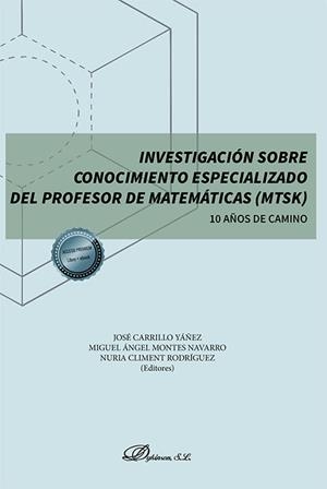 INVESTIGACION SOBRE CONOCIMIENTO ESPECIALIZADO DEL PROFESOR DE MATEMÁTICAS | 9788411223539