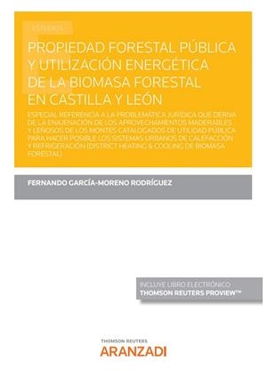 PROPIEDAD FORESTAL PUBLICA Y UTILIZACION ENERGETICA DE LA BIOMASA FORESTAL EN CASTILLA Y LEÓN | 9788413086804 | GARCIA MORENO RODRIGUEZ, FERNANDO