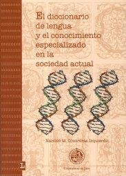 DICCIONARIO DE LENGUA Y EL CONOCIMIENTO ESPECIALIZADO EN LA SOCIEDAD ACTUAL, EL | 9788484394051 | CONTRERAS IZQUIERDO, NARCISO M.