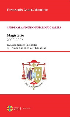MAGISTERIO 2000-2007.IV. DOCUMENTOS PASTORALES | 9788492456864 | ROUCO VARELA, ANTONIO MARÍA