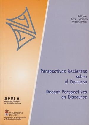 PERSPECTIVAS RECIENTES SOBRE EL DISCURSO | 9788477199847 | VARIOS AUTORES