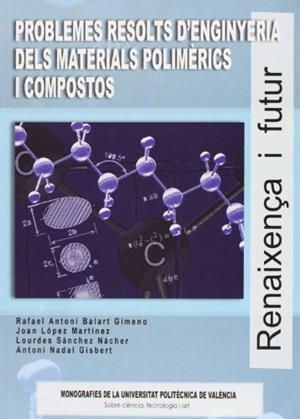 PROBLEMES RESOLTS D'ENGINYERIA DELS MATERIALS POLIMÈRICS I COMPOSTOS | 9788497052955 | NADAL GISBERT, ANTONI / SÁNCHEZ NÁCHER, LOURDES / BALART GIMENO, RAFAEL / LÓPEZ MARTÍNEZ, JUAN