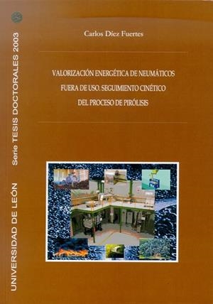 VALORACIÓN ENERGÉTICA DE NEUMÁTICOS FUERA DE USO. SEGUIMIENTO CINÉTICO DEL PROCESO DE PIRÓLISIS | 9788497733755 | DÍEZ FUERTES, CARLOS