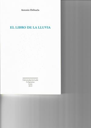 LIBRO DE LA LLUVIA, EL | 9788497739771 | ORIHUELA, ANTONIO