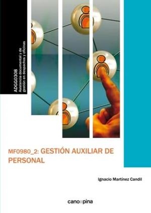 MF0980 GESTIÓN AUXILIAR DE PERSONAL | 9788416338146 | MARTÍNEZ CANDIL, IGNACIO