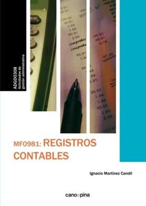 MF0981 REGISTROS CONTABLES | 9788417119003 | MARTÍNEZ CANDIL, IGNACIO