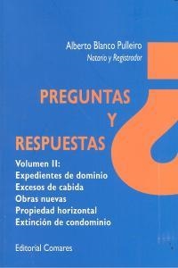 PREGUNTAS Y RESPUESTAS II: EXPEDIENTES DE DOMINIO | 9788490451588 | BLANCO PULLEIRO, ALBERTO