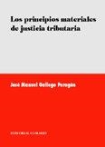 PRINCIPIOS MATERIALES DE JUSTICIA TRIBUTARIA, LOS | 9788484446842 | GALLEGO PERAGON, JOSE MANUEL