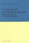 IMPUTABILIDAD EN EL DERECHO PENAL ESPAÑOL, LA | 9788481510614 | GONZALEZ GONZALEZ, JOAQUIN