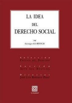 IDEA DEL DERECHO SOCIAL, LA | 9788481510300 | GURVITCH, GEORGES