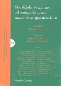 MODALIDADES DE EXTINCION DEL CONTRATO DE TRABAJO: ANALISIS | 9788490451687