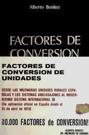 FACTORES DE CONVERSIÓN DE UNIDADES | 9788485198115 | BENITEZ