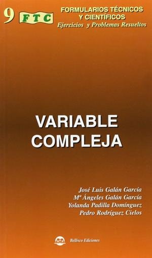 FORMULARIO DE VARIABLE COMPLEJA | 9788496486119 | GALAN