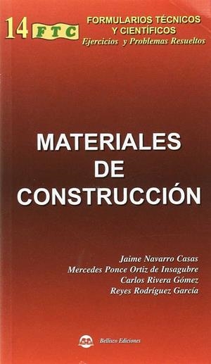 FORMULARIO TÉCNICO DE MATERIALES DE CONSTRUCCIÓN | 9788496486386 | NAVARRO