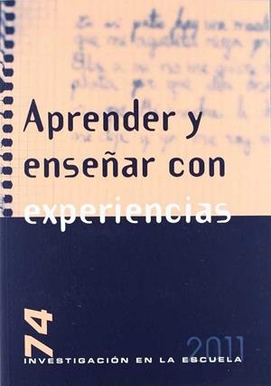 APRENDER Y ENSEÑAR CON EXPERIENCIAS | 9788496723269