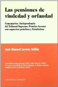 PENSIONES DE VIUDEDAD Y ORFANDAD, LAS | 9788481516180 | LEONES SALIDO, JOSE MANUEL