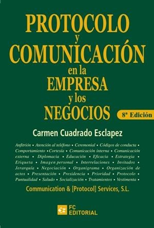 PROTOCOLO Y COMUNICACIÓN EN LA EMPRESA Y LOS NEGOCIOS | 9788415781158 | CUADRADO ESCLAPEZ, CARMEN