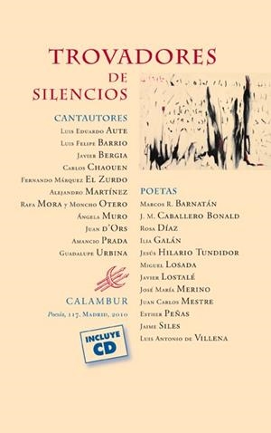 TROVADORES DE SILENCIOS | 9788483592113 | AUTORES, VARIOS