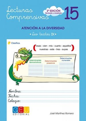 LECTURAS COMPRENSIVAS 15 | 9788499151465 | MARTÍNEZ ROMERO, JOSÉ
