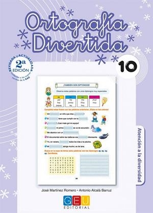 ORTOGRAFÍA DIVERTIDA 10 | 9788499155432 | MARTÍNEZ ROMERO, JOSÉ