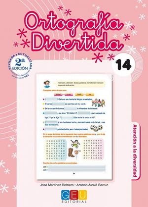 ORTOGRAFÍA DIVERTIDA 14 | 9788499155470 | MARTÍNEZ ROMERO, JOSÉ