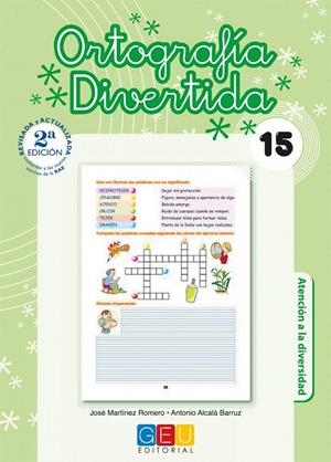 ORTOGRAFÍA DIVERTIDA 15 | 9788499155487 | MARTÍNEZ ROMERO, JOSÉ