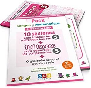PACK LENGUA Y MATES 5ºPRIMARIA + ORGANIZADOR | 8436548132484