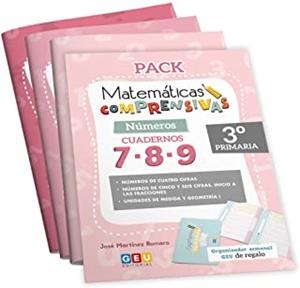 PACK MATEMÁTICAS 3. NÚMEROS + ORGANIZADOR SEMANAL | 8436548132828
