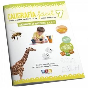 CALIGRAFIA FACIL:CONSONANTES EN MAYUSCULA J, Y, D, C | 9788418989315 | GONZALEZ RUS, GASPAR