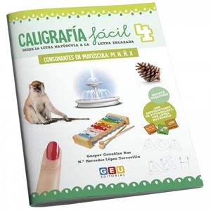 CALIGRAFIA FACIL:CONSONANTES EN MAYUSCULA M, N, Ñ, X | 9788418989254 | GONZALEZ RUS, GASPAR
