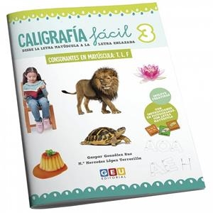 CALIGRAFIA FACIL:CONSONANTES EN MAYUSCULA T, L, F | 9788418989247 | GONZALEZ RUS, GASPAR