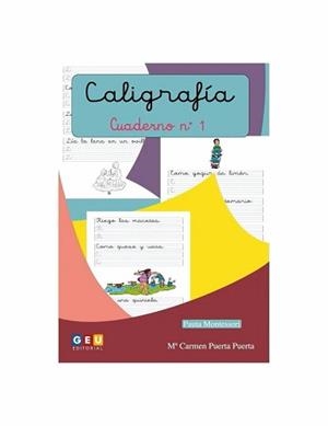 CALIGRAFIA PAUTA MONTESSORI 01 | 8436548131166 | PUERTA PUERTA, MARÍA CARMEN