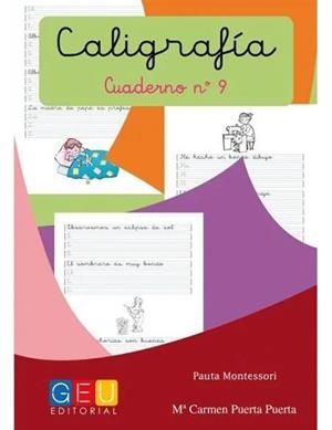 CALIGRAFIA PAUTA MONTESSORI 09 | 8436548131685 | PUERTA PUERTA, MARÍA CARMEN