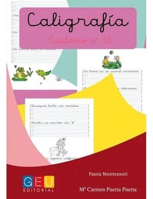 CALIGRAFIA PAUTA MONTESSORI 10 | 8436548131692 | PUERTA PUERTA, MARÍA CARMEN