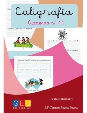 CALIGRAFIA PAUTA MONTESSORI 11 | 8436548131708 | PUERTA PUERTA, MARÍA CARMEN
