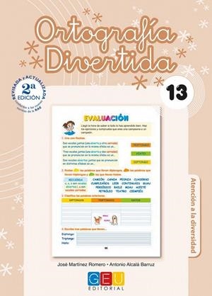 ORTOGRAFÍA DIVERTIDA 13 | 9788499155463 | MARTÍNEZ ROMERO, JOSÉ