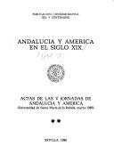 ANDALUCIA Y AMERICA EN EL SIGLO XIX VOL.I | 9788400063863