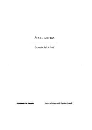 PEQUEÑA SUIT INFANTIL | 9788482666273 | BARRIOS, ÁNGEL