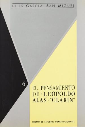 PENSAMIENTO DE LEOPOLDO ALAS "CLARÍN", EL | 9788425907746 | GARCIA, LUIS