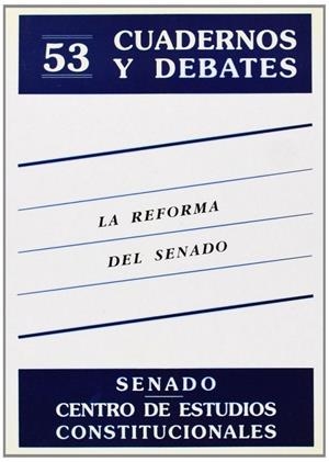 REFORMA DEL SENADO, LA | 9788425909740